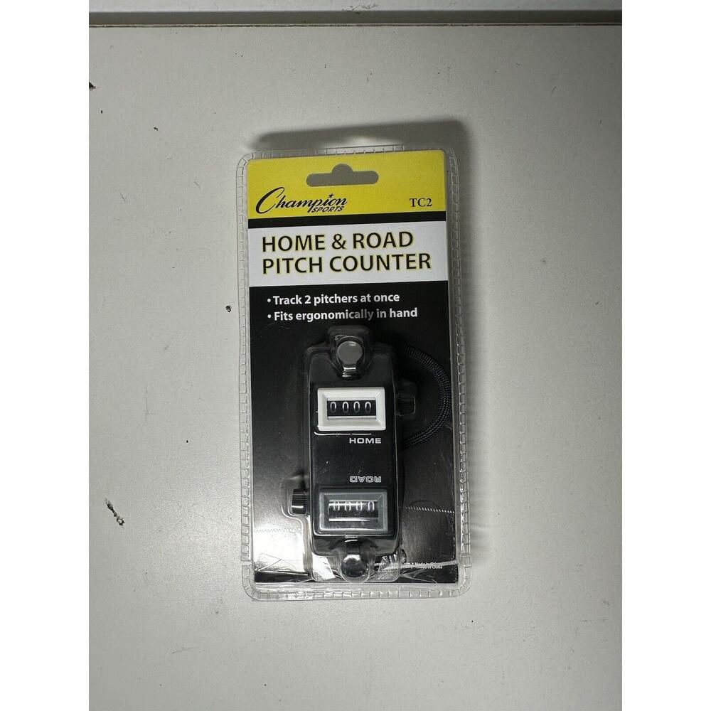 Home & Road Away Dual Baseball Softball Pitch Counter Track Count 2 Pitchers USA